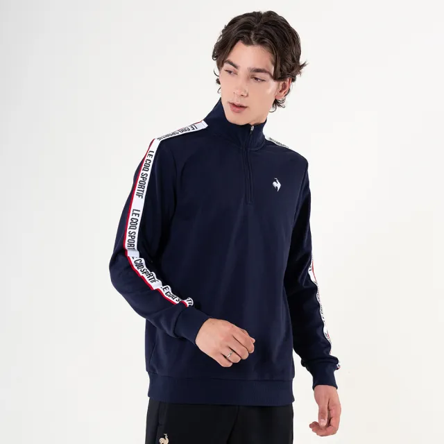 【LE COQ SPORTIF 公雞】雙11 休閒經典長袖立領衫 男款-3色-LWU21941