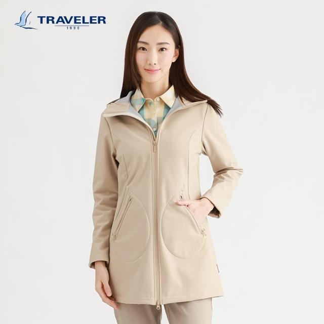 【TRAVELER 旅行者】女款Soft Shell 防風撥水保暖外套｜242TR213(防風/撥水/保暖/外套)