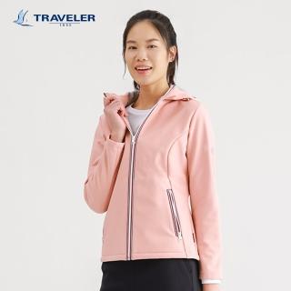 【TRAVELER 旅行者】女款Soft Shell 防風撥水保暖外套｜242TR214(防風/撥水/保暖/外套)
