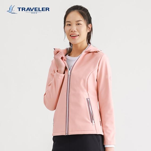 【TRAVELER 旅行者】女款Soft Shell 防風撥水保暖外套｜242TR214(防風/撥水/保暖/外套)