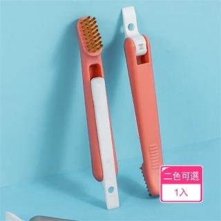 【Dagebeno荷生活】不鏽鋼刷頭瓦斯爐清潔刷 三合一可刷可鏟油垢兢星強效去漬刷(1入組)