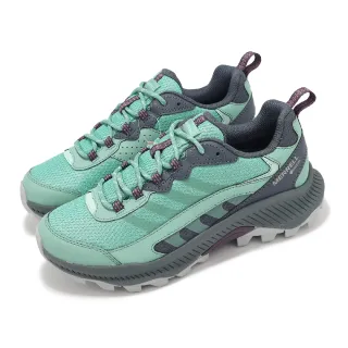 【MERRELL】戶外鞋 Speed Strike 2 GTX 女鞋 綠 灰 防水 低筒 抓地 戶外 登山鞋(ML038410)
