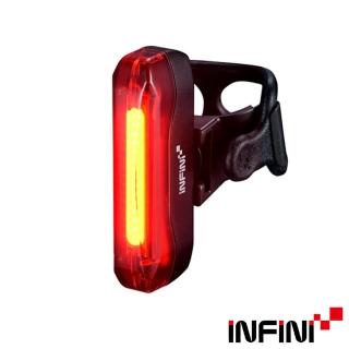 【INFINI】OLA I-464R COB LED6模式超輕量IPX5防水USB充電單車後燈(單車警示燈 單車燈)
