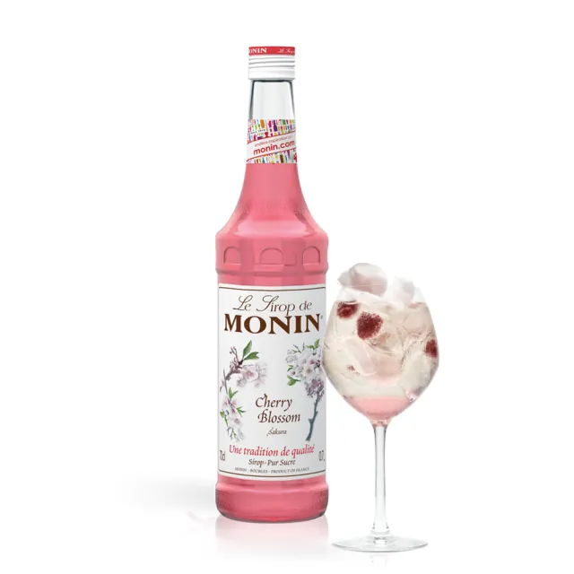 【MONIN】系列風味糖漿700ml(石榴汁風味/玫瑰風味/櫻花風味)