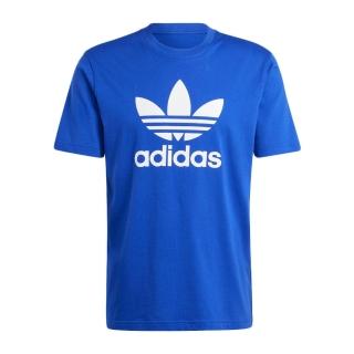 【adidas 愛迪達】Trefoil T-Shirt 男 短袖 上衣 T恤 運動 經典 三葉草 百搭 藍(IZ3058)
