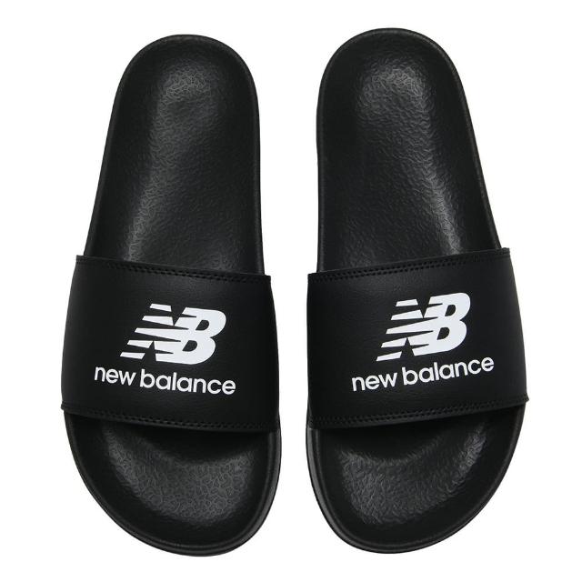 【NEW BALANCE】NB 黑色 運動拖鞋 男女款 休閒(SUF050E2)