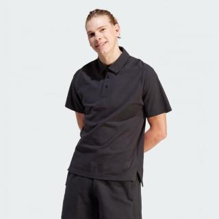 【adidas 愛迪達】上衣 男款 短袖上衣 運動 Polo衫 M Z.N.E.PR POLO 黑 IA3124