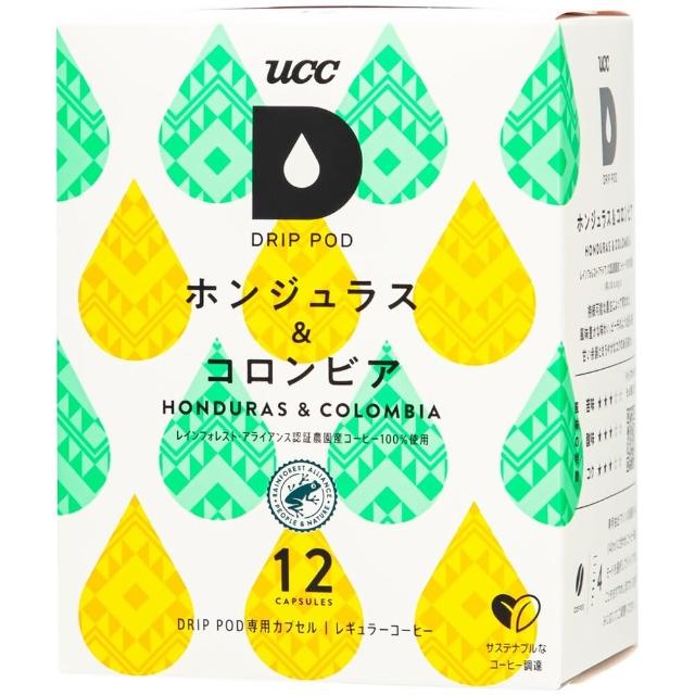 即期品【UCC】DRIP POD 咖啡膠囊7.5g*12入(鑑定師的香醇特調)