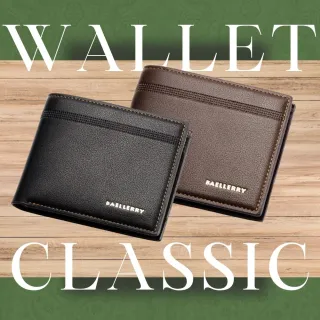 【J.Malo】素面雙折對開壓紋質感短夾(商務男用短夾 男卡夾 男錢包)