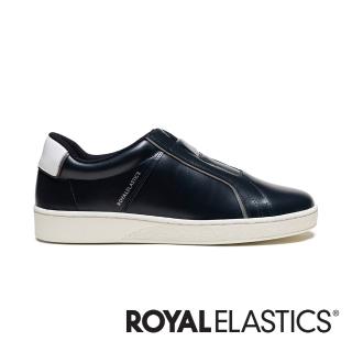 【ROYAL Elastics】Duca 真皮運動休閒鞋 男鞋(深藍)