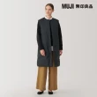 【MUJI 無印良品】女輕量羽絨抗靜電內裏無領長版背心(共3色)