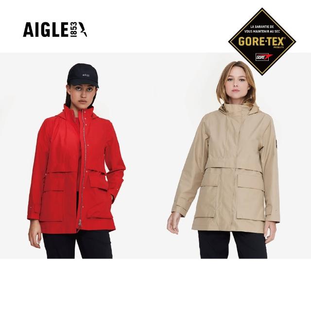 【AIGLE】女 GORE-TEX  防水透氣外套AG-4P231 2色(女外套 防水透氣外套 Goretex)