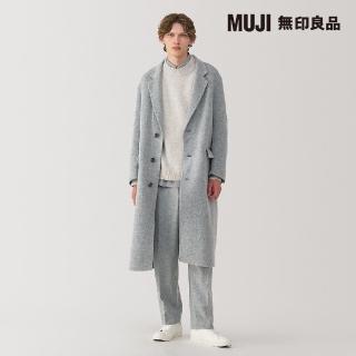 【MUJI 無印良品】MUJI Labo男喀什米爾混西裝式大衣(共3色)
