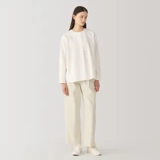 【MUJI 無印良品】MUJI Labo女和紙混長褲(共2色)
