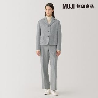 【MUJI 無印良品】MUJI Labo女羊毛混直筒褲(共3色)