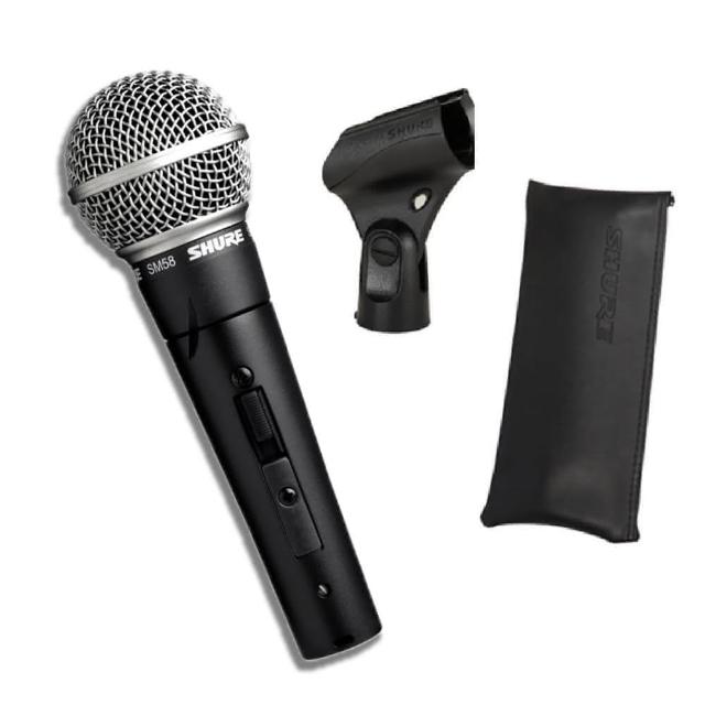【SHURE】SM58 SE 舒爾 動圈 人聲麥克風 動圈式麥克風 有開關(含原廠袋/麥克風夾/轉接環 公司貨)