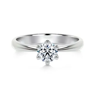 【ALUXE 亞立詩】GIA 0.30克拉 DSI1 3EX 18K金 求婚鑽戒 RS0888(3色任選)