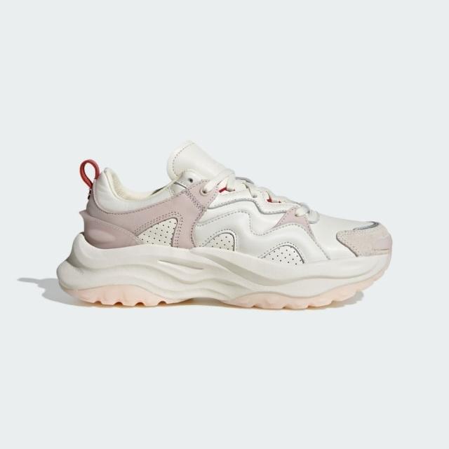 【adidas 愛迪達】Maxxwavy W CNY 女 休閒鞋 運動 復古 皮革 拼接 日常 穿搭 白 粉(IH2292)