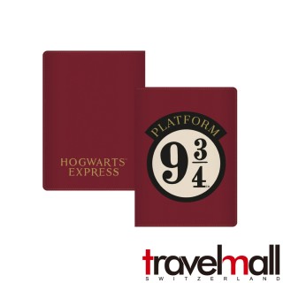 【Travelmall】618 哈利波特PU皮革錢包護照套(9又3/4 月臺)