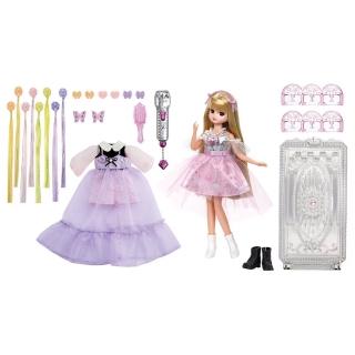 【TAKARA TOMY】Licca 莉卡娃娃 接髮變髮粉紅偶像莉卡豪華組
