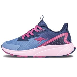 【KangaROOS】美國袋鼠鞋 女 ZEPHYR 3 防潑水輕量跑鞋/運動/穿搭/生活 藍紫(KW41683)