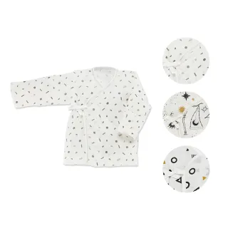 【KU.KU. 酷咕鴨】KUKU PLUS反手袖紗布肚衣2入(初生適用/多款任選)