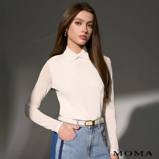 MOMA 經典合身彈性修身褲(黑色)好評推薦