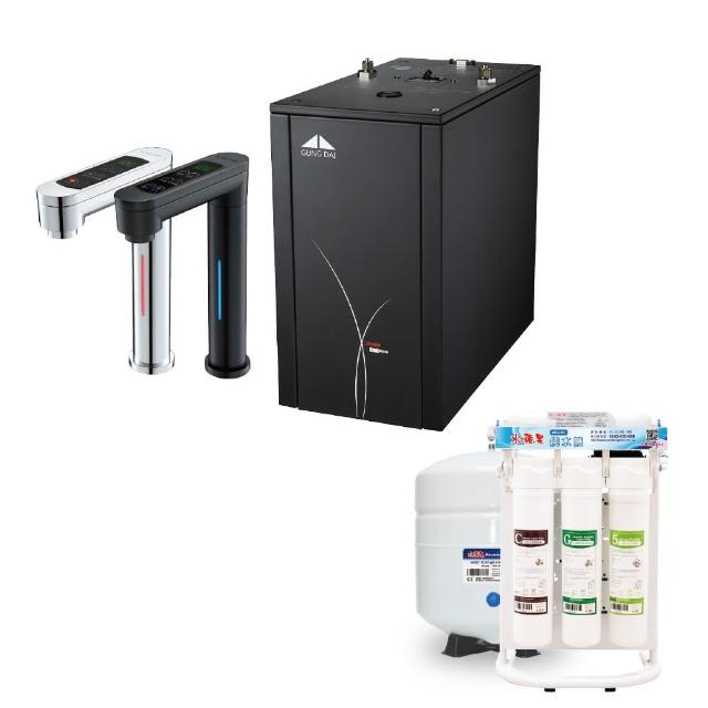 【GUNG DAI 宮黛】GD600 廚下型觸控式雙溫飲水機(搭配WAQ-RO快拆純水機)