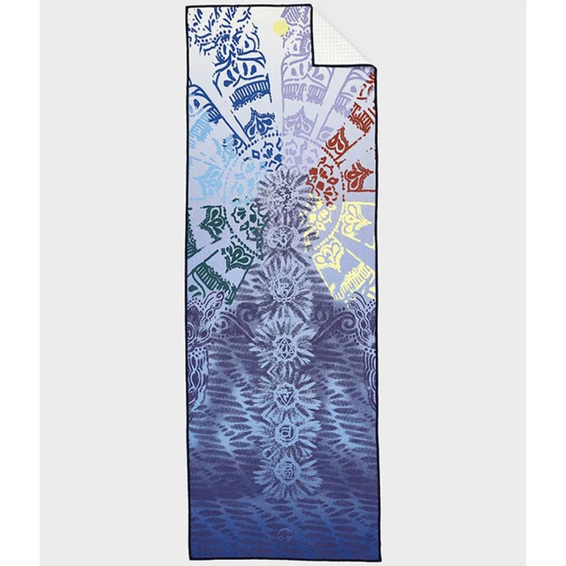 Manduka Yogitoes 矽膠止滑點鋪巾 – Chakra Print Blue