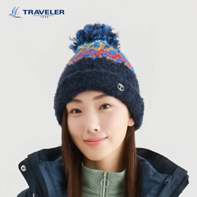 TRAVELER 旅行者 女款抑菌保溫毛織帽｜242AE513(保暖/帽子/毛帽)