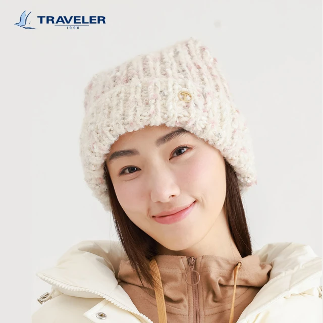 TRAVELER 旅行者 女款保暖毛織帽｜242AE509(保暖/帽子/毛帽)