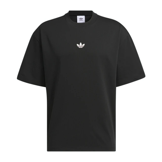 adidas 愛迪達 GFX Tee 男女 短袖 上衣 T恤 運動 經典 三葉草 舒適 棉質 黑(IY7382)