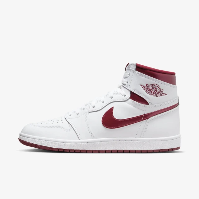 NIKE 耐吉 Air Jordan 1 Hi 85 男女 休閒鞋 經典 復古 球鞋 喬丹 金屬酒紅(BQ4422-161)