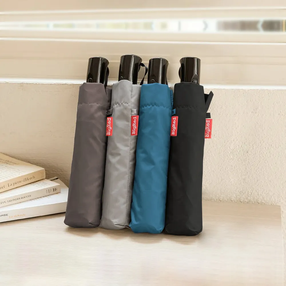 【雨傘王】BigRed將將好 8骨抗風傘骨 大傘面 自動折疊傘 25吋 防潑水 快乾 2人撐(終身免費維修)