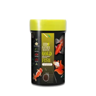 【海豐飼料】親蜜伙伴GOOD PARTNER+ 金魚健康增豔配合飼料 下沉顆粒 200g(適合各種高級金魚食用)