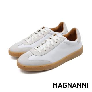【NAGASHIRO永城皮鞋】西班牙手工拼接造型綁帶休閒鞋 白色(25821-WH)