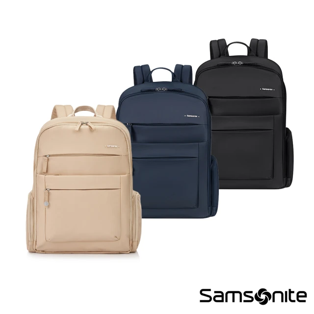 Samsonite 新秀麗 MOVE 4.0 再生材質經典時尚女性筆電後背包14.1吋(多色可選)