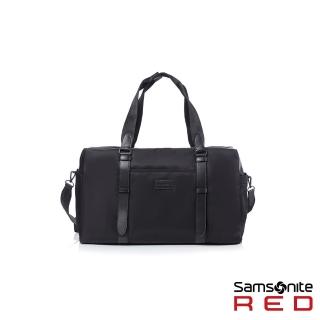 【Samsonite RED】ROTHES 商務休閒輕量背提兩用大容量旅行袋/行李袋/波士頓包/手提袋/運動包(黑)