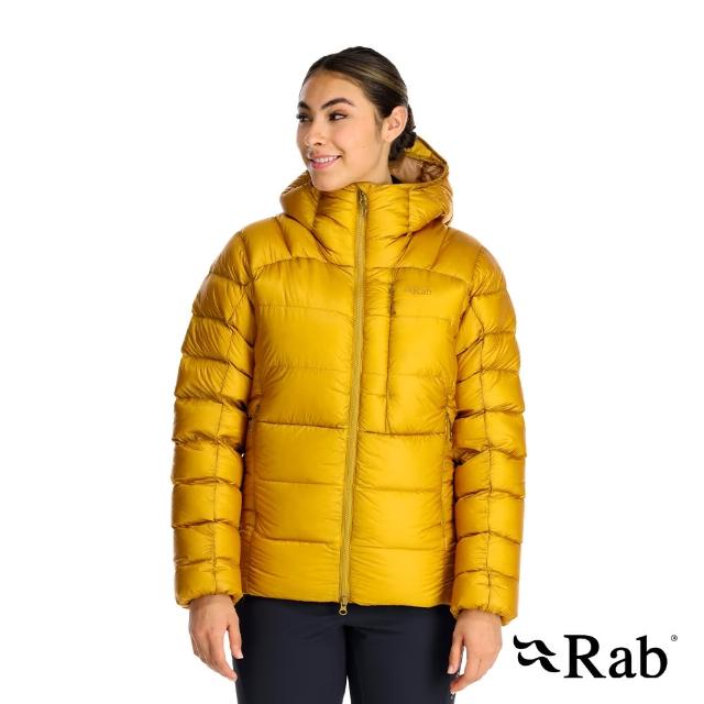 【RAB】Mythic Ultra Jacket Wmns 神話保暖羽絨連帽外套 女款 撒哈拉黃 #QDB52