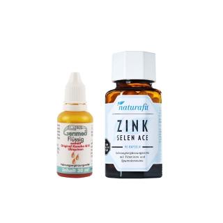 【德國 Natural Fit 活粒適】國民Q10護鋅組(Q10 30mL+鋅硒ACE 90粒)