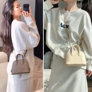 【MoonDy】包包 女手提包 貝殼包 牛皮手提包 保齡球包 真皮保齡球包 迷你包包 精品包 斜背小包