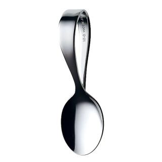 【DAIDOKORO】日本製嬰幼兒易握持頂級耐高溫抗菌不鏽鋼湯匙9 cm(寶寶湯匙/新生兒/洗碗機適用)