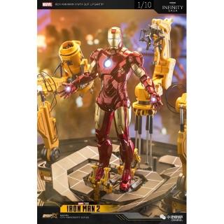 【Beast Kingdom 野獸國】中動 鋼鐵人 Mark IV ＆ 整備臺 7吋可動人偶 套裝組