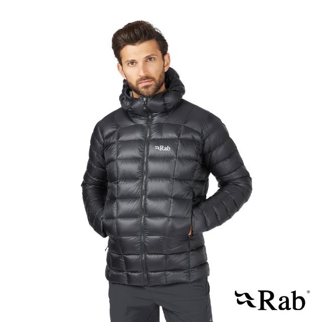 【RAB】Mythic G Jacket 神話極致輕量保暖羽絨連帽外套 男款 黑色 #QDB61