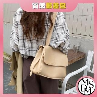 【MDMS】翻蓋包 質感 奶茶包 復古 腋下包 單肩包 托特包 斜挎 側揹包 大容量 斜揹包 中包 B121