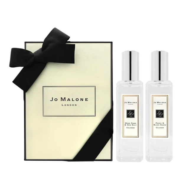 【Jo Malone】香水兩入組 30ml*2 多款任選(國際航空版/藍風鈴/牡丹/英國梨/甜豌豆)