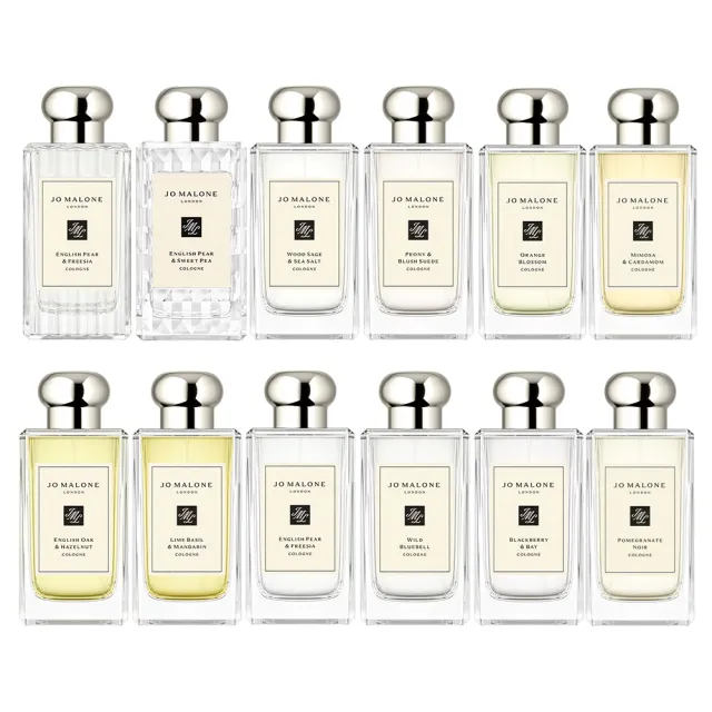 【Jo Malone】香水 100ml 多款任選(英國梨小蒼蘭/鼠尾草海鹽/黑莓子/藍風鈴/牡丹/甜碗豆-國際航空版)