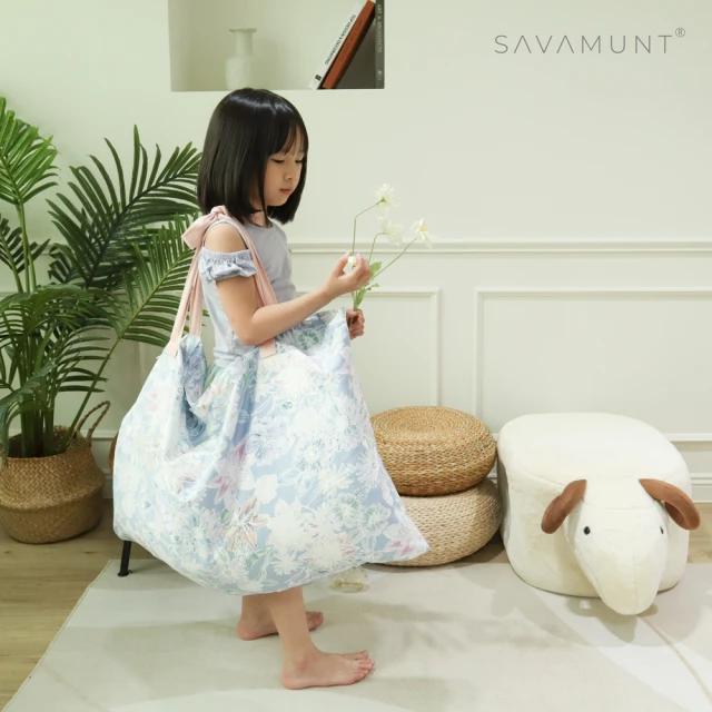 Savamunt賽芙嫚 莫代爾天絲兒童睡袋-三件可拆式M(幼兒園睡袋 午睡墊 兒童睡袋 露營睡袋)