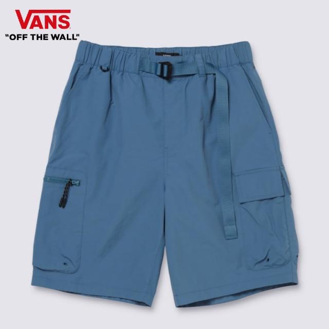 【VANS 官方旗艦】男女款藍色工裝短褲