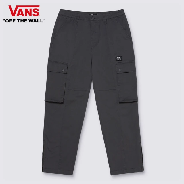 VANS 官方旗艦 Zipper Hem 男女款深灰色工裝長褲